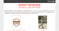 Desktop Screenshot of basketwevelgem.be